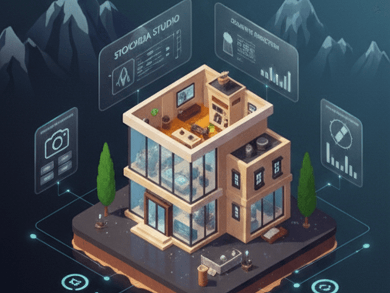 Stoicheia Studio architecture and design portfolio web development