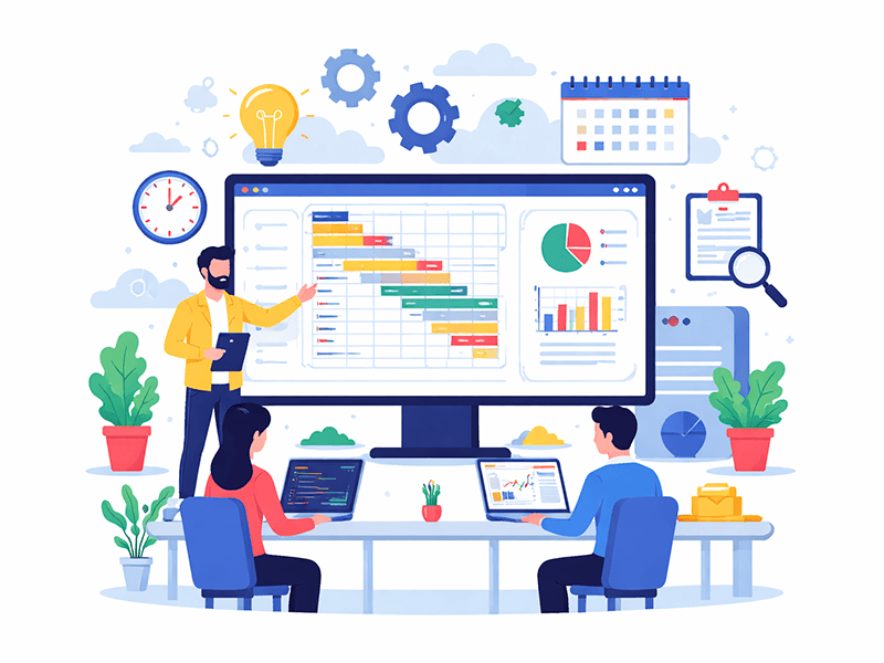 Software Project Management icon - Ultra Flex Technologies